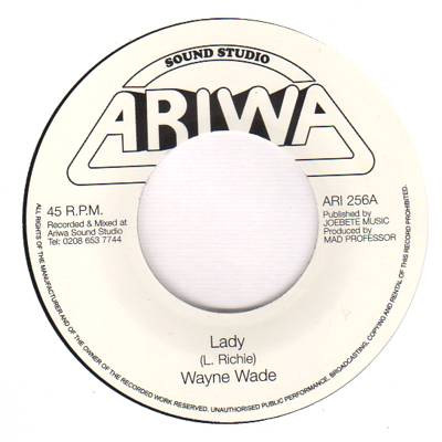 WAYNE & MAD PROFESSOR WADE - LADY/LADY LOVES DUB - 7 inch Vinyl