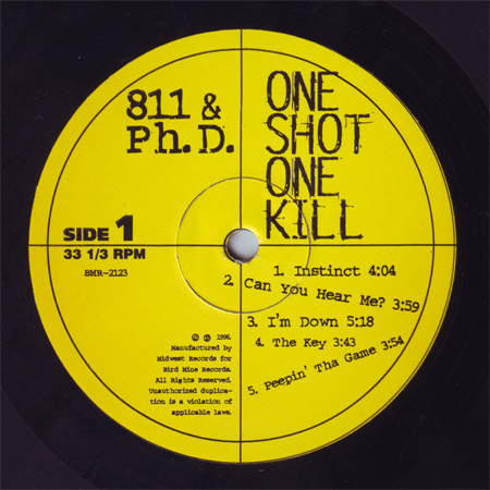 811 & PH.D - ONE SHOT ONE KILL - LP Vinyl