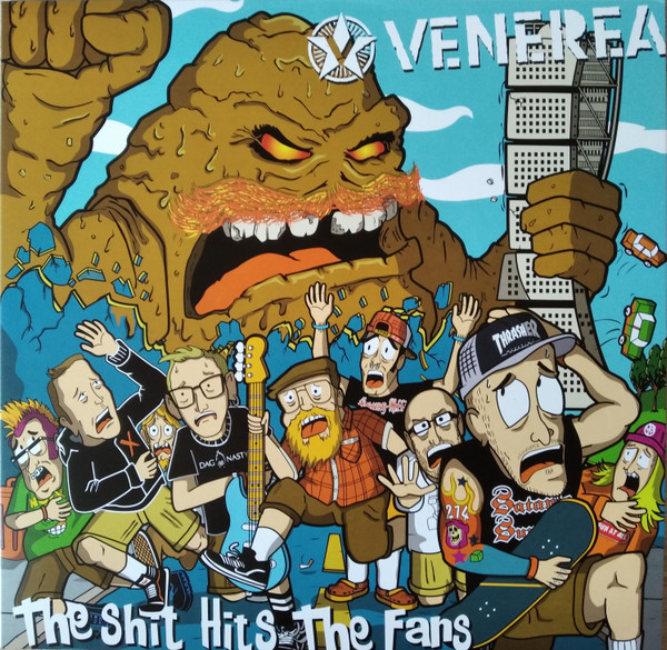 VENEREA - HIT HITS THE FANS (BLUE VINYL) - LP Vinyl