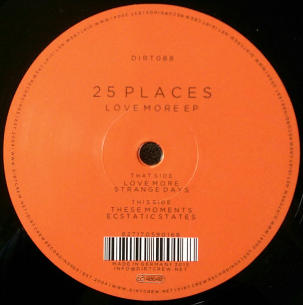 25 PLACES - LOVE MORE EP - 12 Inch vinyl