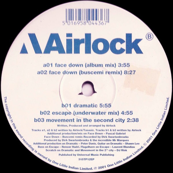 Ny5qcGVn-647.jpeg AIRLOCK - FACE DOWN EP - LP Vinyl