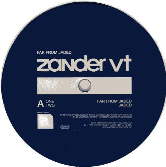 ZANDER VT - FAR FROM JADED - 12 Inch vinyl