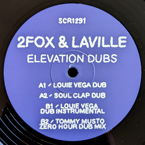 2FOX & LAVILLE - ELEVATION (DUBS) - 12 Inch vinyl