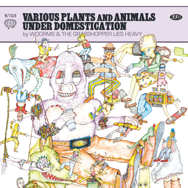 WOORMS/THE GRASSHOPPER LIES HEAVY - VARIOUS PLANTS & ANIMALS UNDER DOMESTICATION (BLUE VINYL) - LP Vinyl