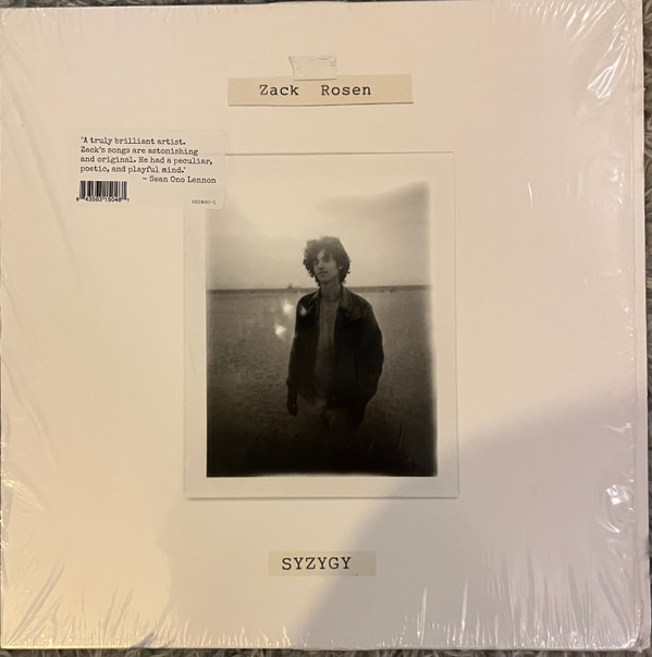 ZACK ROSEN - SYZYGY - LP Vinyl