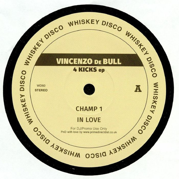 VINCENZO DE BULL - 4 KICKS EP - LP Vinyl