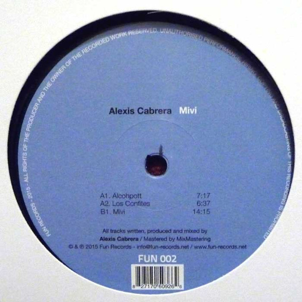 OC03Mzk3LmpwZWc-2.jpeg ALEXIS CABRERA - MIVI - 12 Inch vinyl