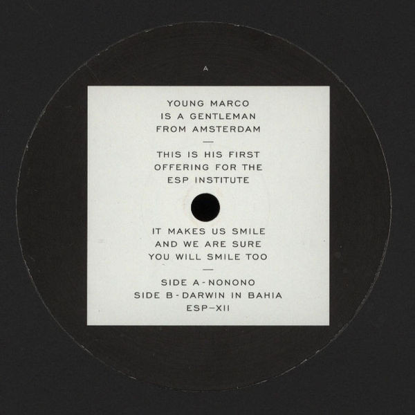 YOUNG MARCO - NONONO - 12 Inch vinyl