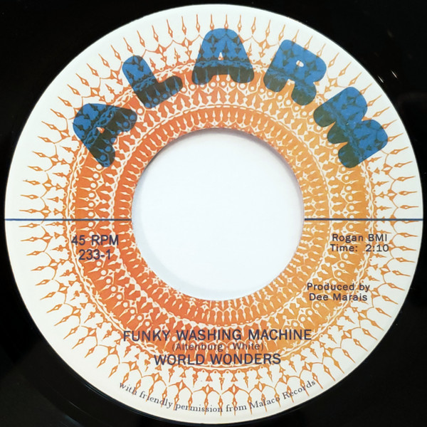 WORLD WONDERS - FUNKY WASHING MACHINE - 7 inch Vinyl