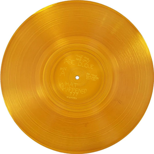 ABE DUQUE - WHAT HAPPENED?  (AMBER VINYL) - 12 Inch vinyl