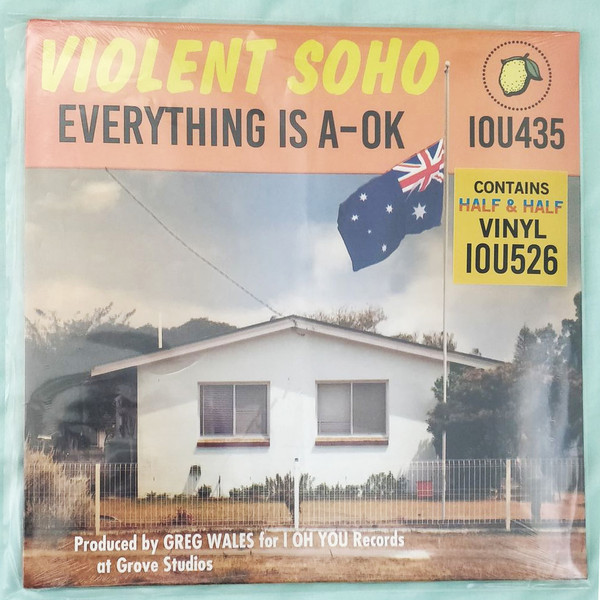 VIOLENT SOHO - EVERYTHING IS A-OK (BLUE & ORANGE HALF/HALF VINYL) - LP Vinyl