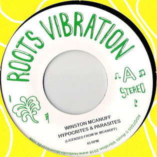 WINSTON & FATMAN RIDDIM SECTION MCANUFF - HYPOCRITES & PARASITES/STABBED YU IN DE BACK - LP Vinyl