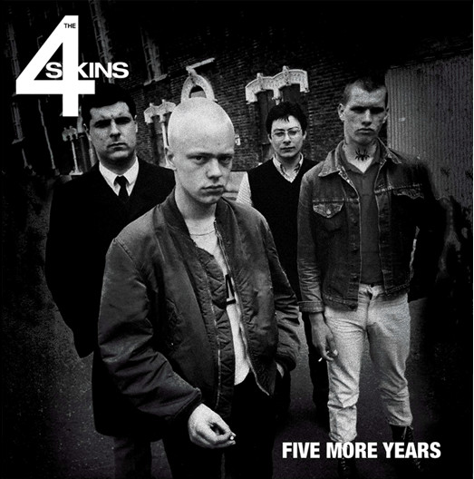 4-SKINS - FIVE MORE YEARS (RED VINYL) - 7 inch Vinyl