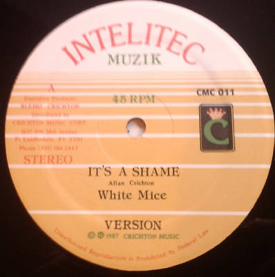 WHITE MICE - ITS A SHAME/VERSION - 7 inch Vinyl