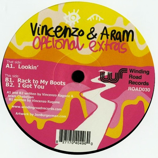 VINCENZO & ARAM - OPTIONAL EXTRAS - 12 Inch vinyl
