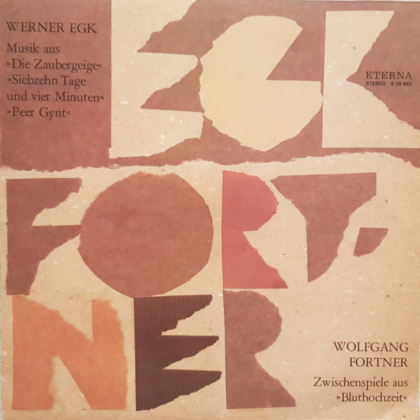 W. EGK - PEER GYNT - LP Vinyl