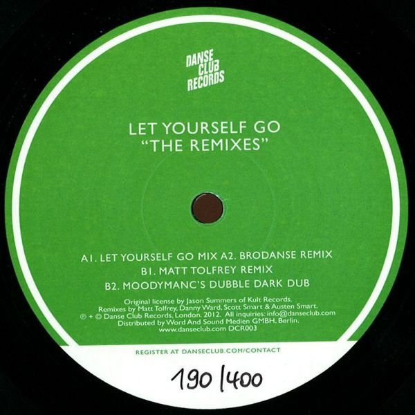 95 NORTH - LET YOURSELF GO: THE REMIXES - 12 Inch vinyl