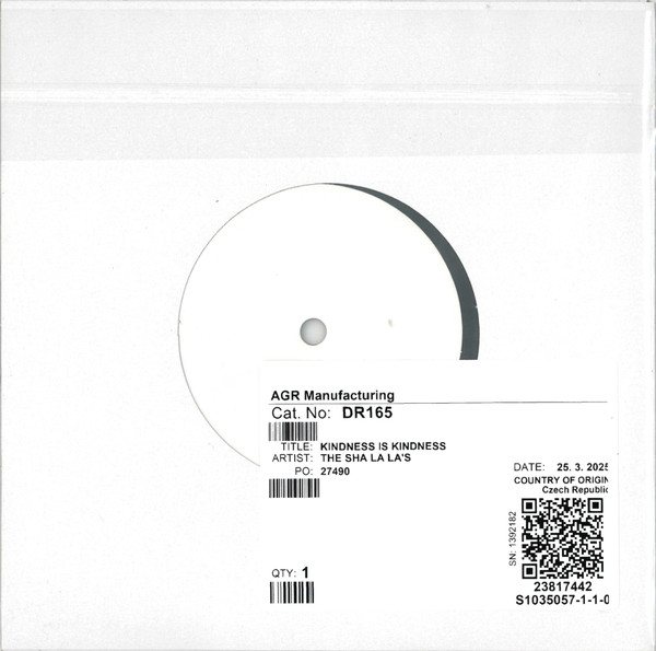 (PRE-ORDER) SHA LA LA'S - KINDNESS IS KINDNESS - 7 inch Vinyl