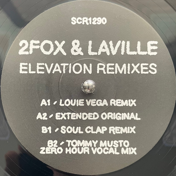 2FOX & LAVILLE - ELEVATION (LOUIE VEGA REMIX) - 12 Inch vinyl