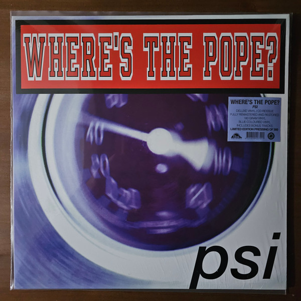 WHERE'S THE POPE? - WHERE'S THE POPE? - PSI (LP/CD/BLUE VINYL) - LP Vinyl