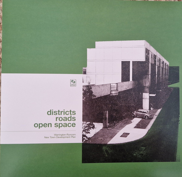 WARRINGTON-RUNCORN NEW TOWN DEVELOPMENT PLAN - DISTRICTS, ROADS, OPEN SPACE (GREEN VINYL) - LP Vinyl