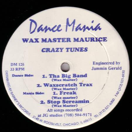 WAX MASTER MAURICE - CRAZY TUNES - LP Vinyl